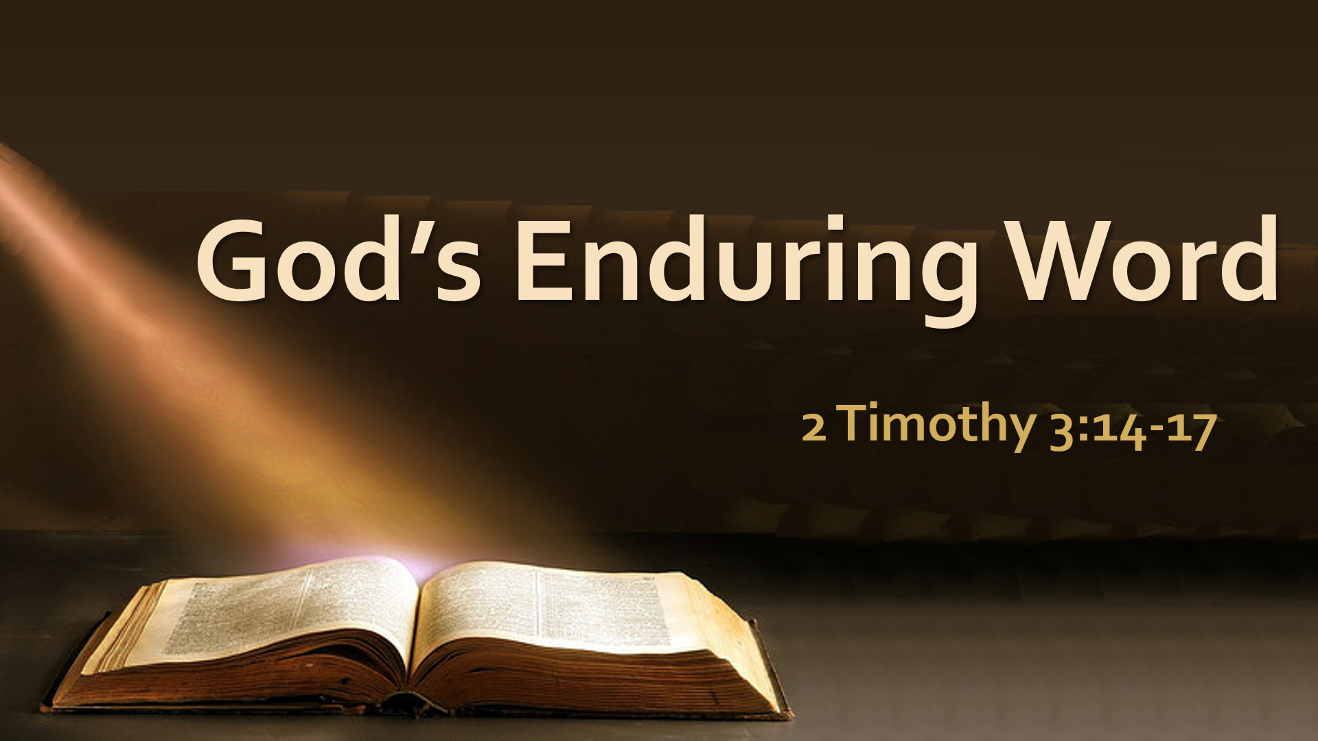 God's Enduring Word