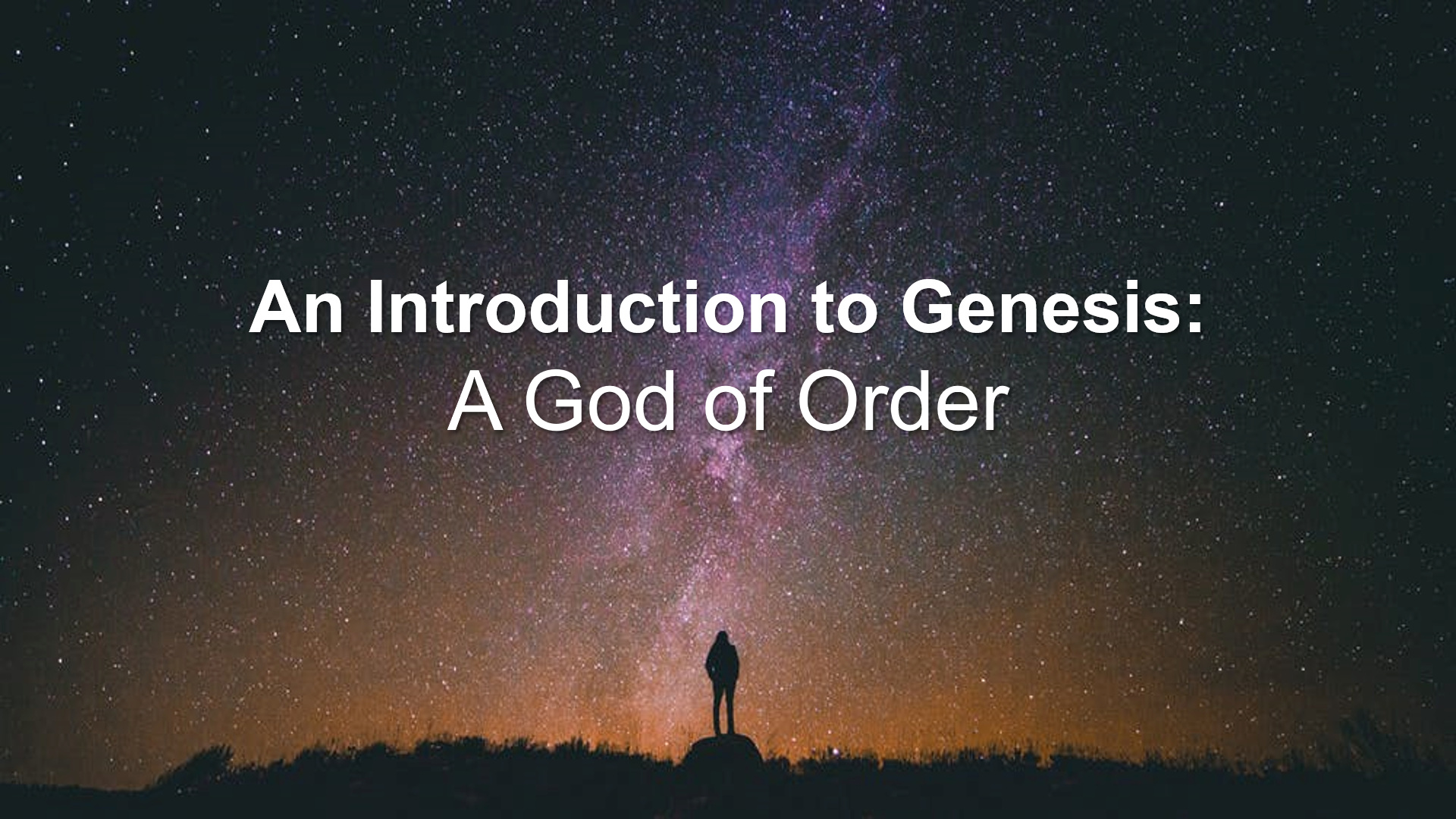 A God of Order