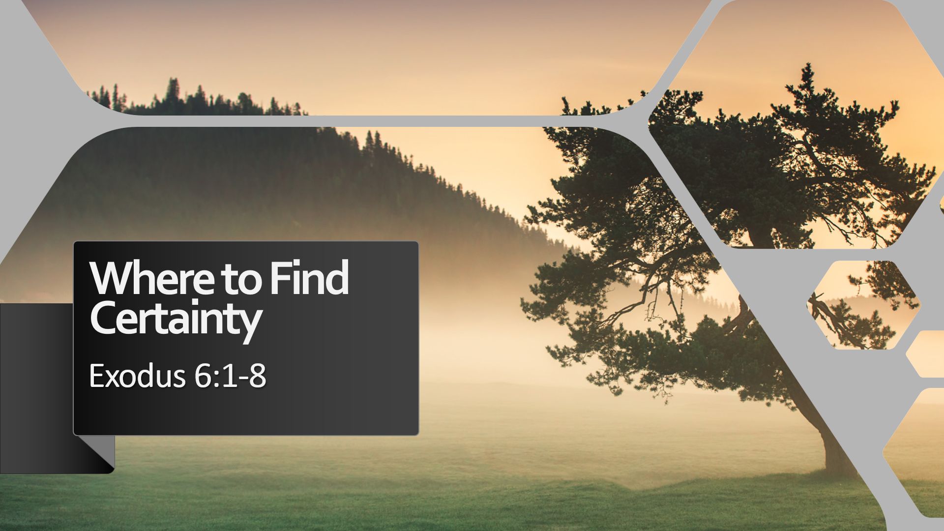 Where to Find Certainty