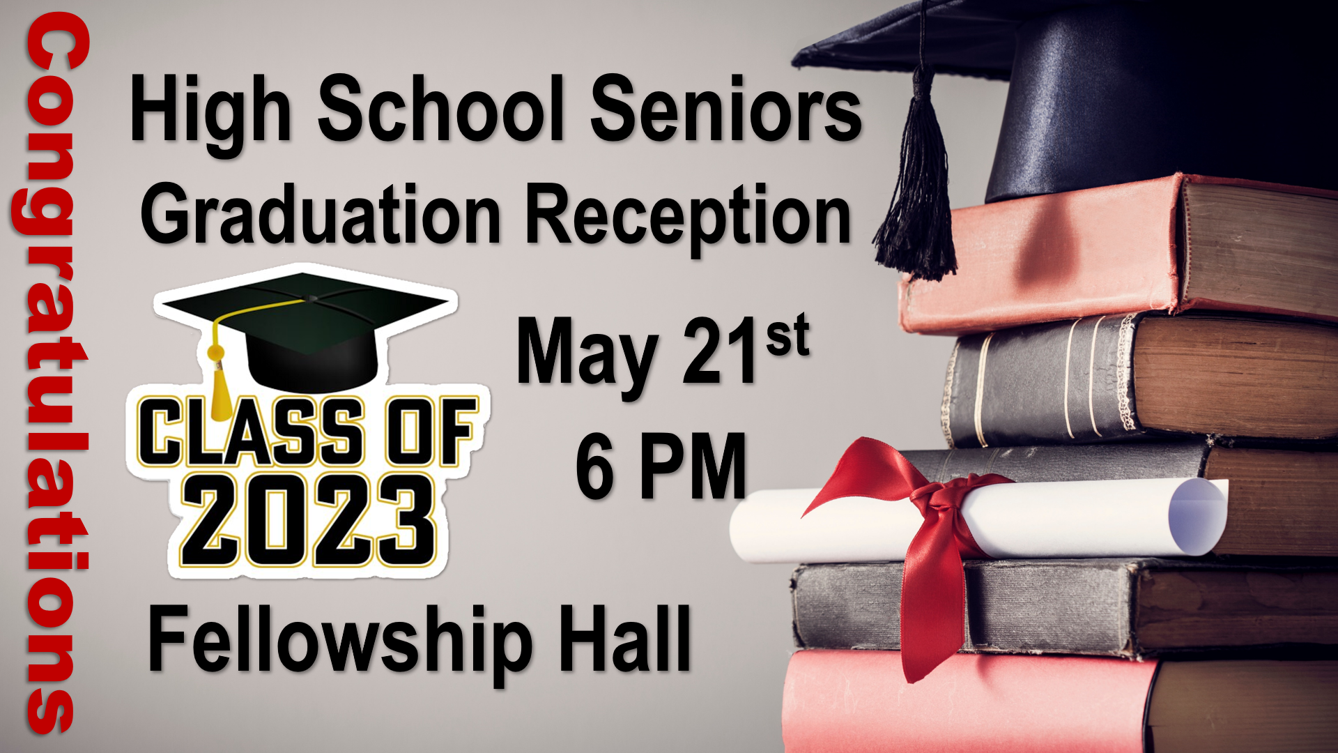 Teen Led Worship & 2023 Seniors Graduation Celebration