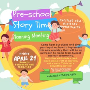 Preschool Story Time