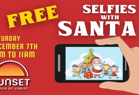 Selfies With Santa, Sunset Church of Christ, Springfield MO