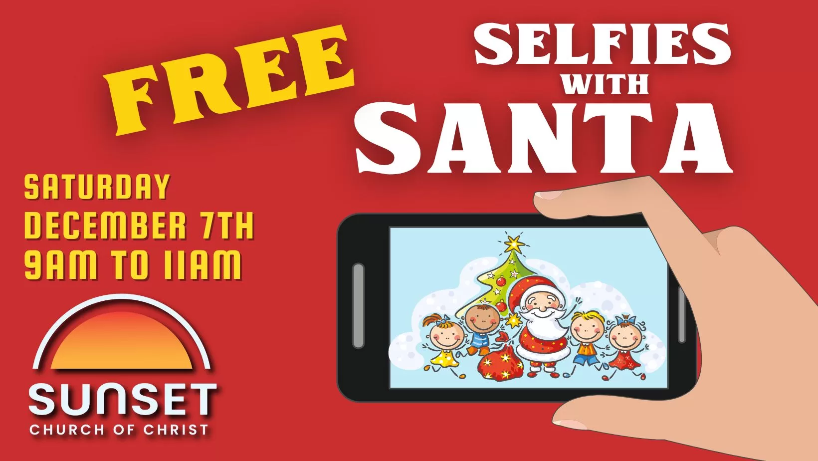 Selfies With Santa, Sunset Church of Christ, Springfield MO