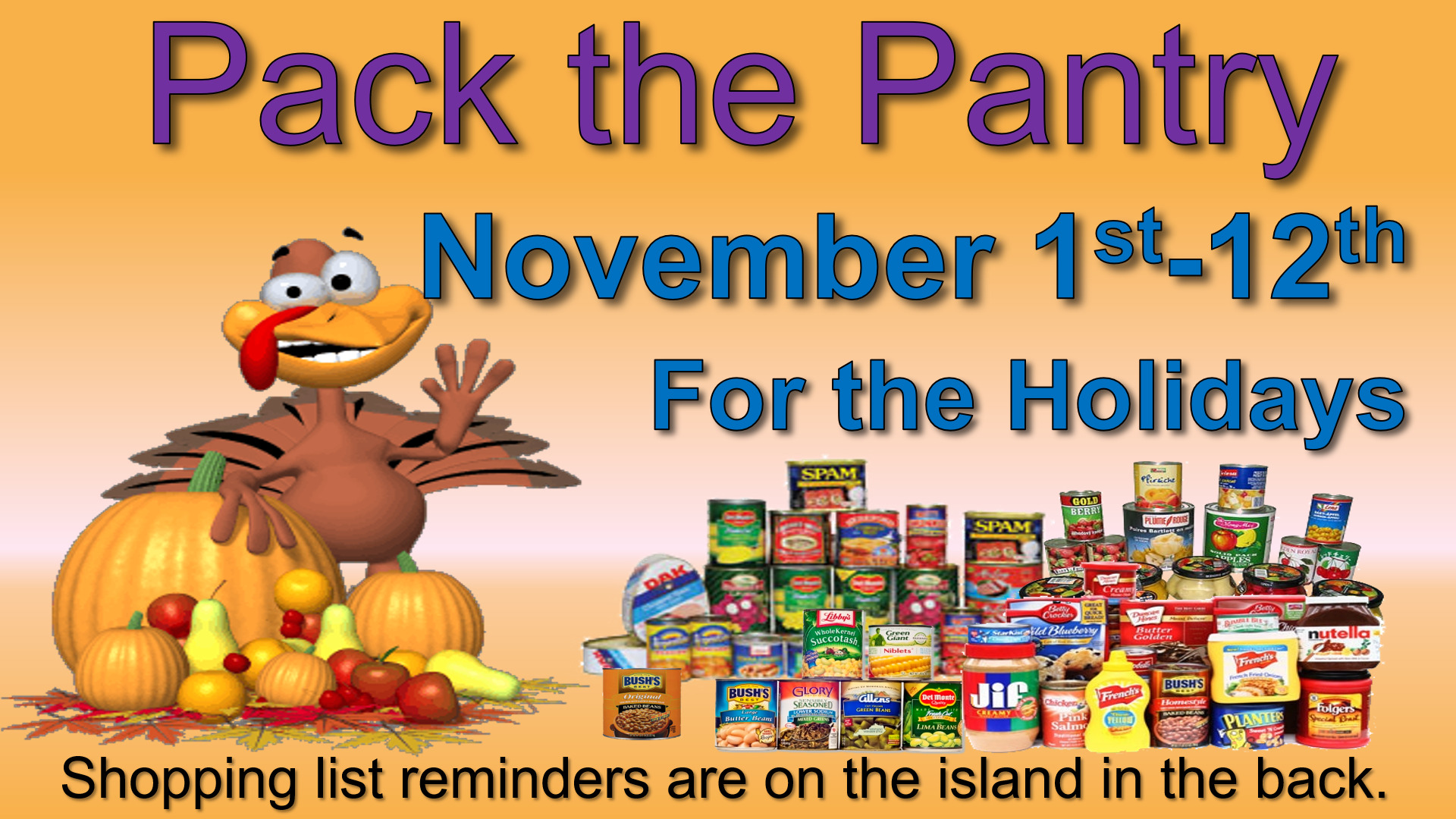 Pack the Pantry, Sunset Church, Springfield MO