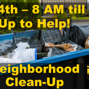 Neighborhood Clean-Up, Sunset Church, Springfield MO