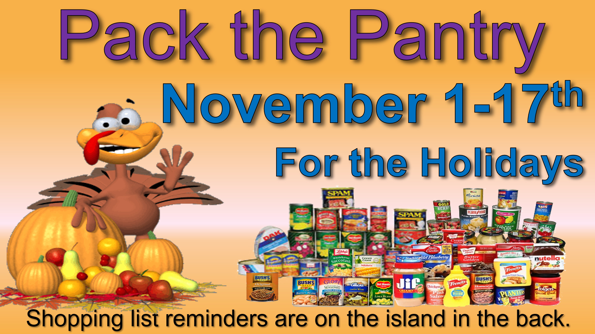 Pack The Pantry, Sunset Church, Springfield MO