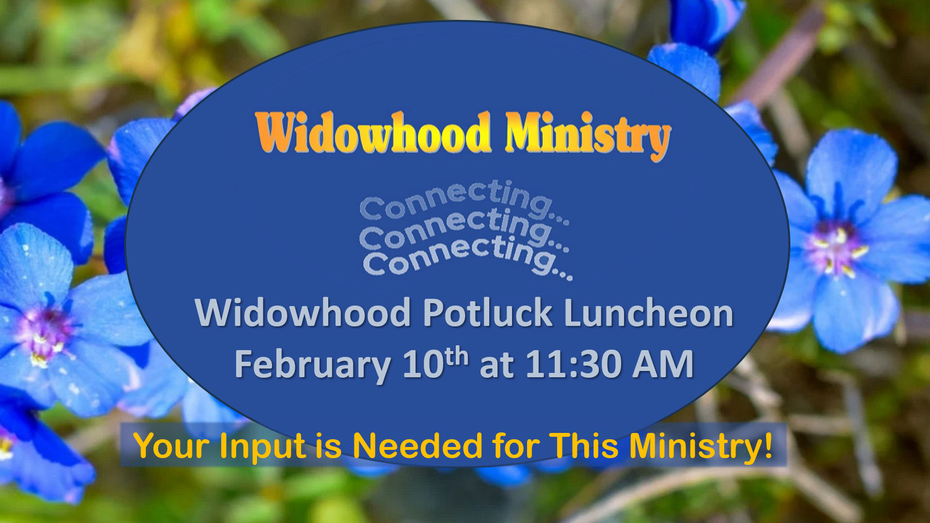 Widowhood Luncheon, Sunset Church, Springfield MO