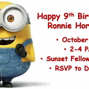 Ronnie Horton's Birthday, Sunset Church of Christ, Springfield MO