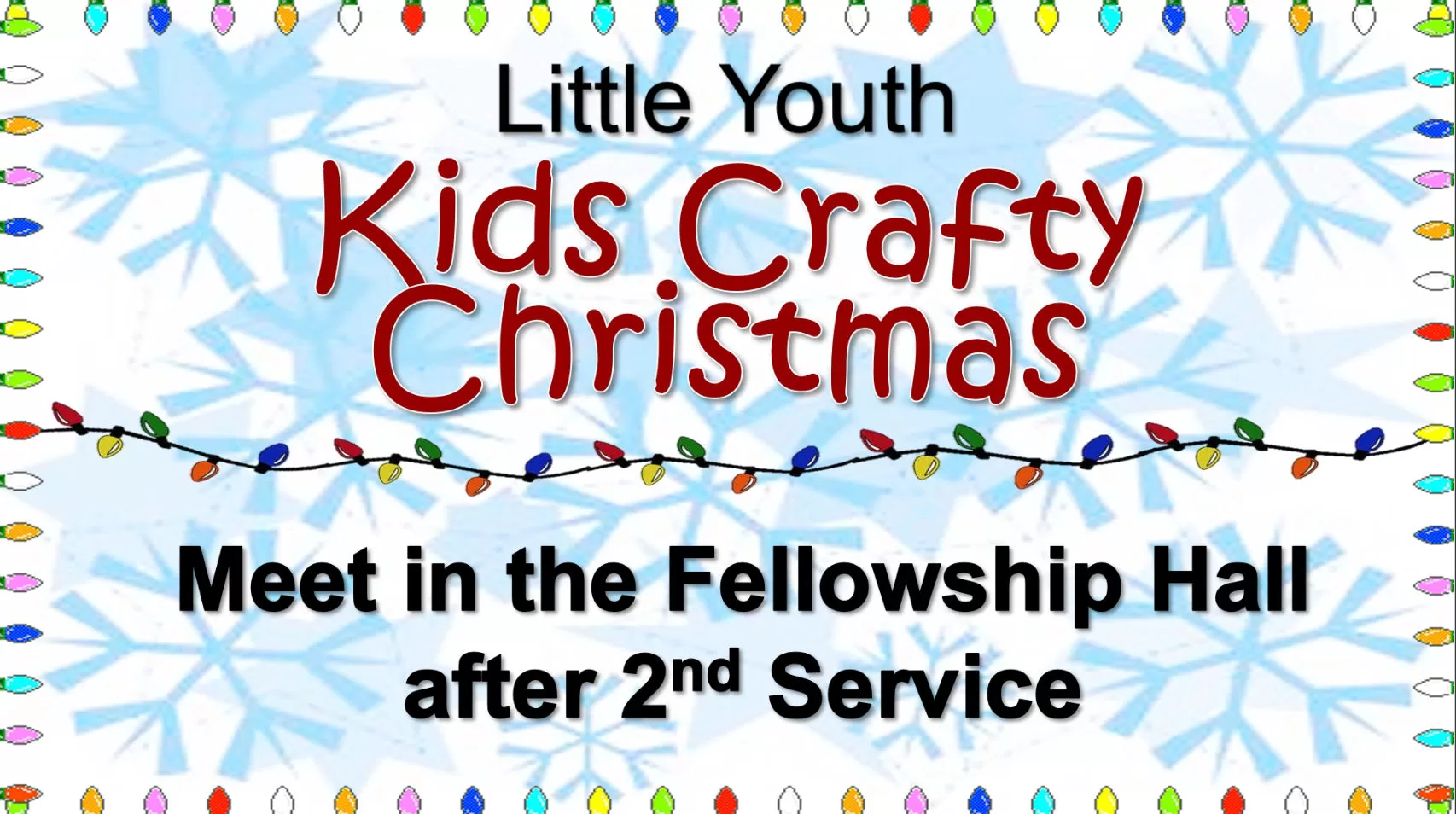 Kids Crafty Christmas, Sunset Church of Christ, Springfield MO