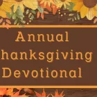 Annual Thanksgiving Devotional, Sunset Church of Christ, Springfield MO